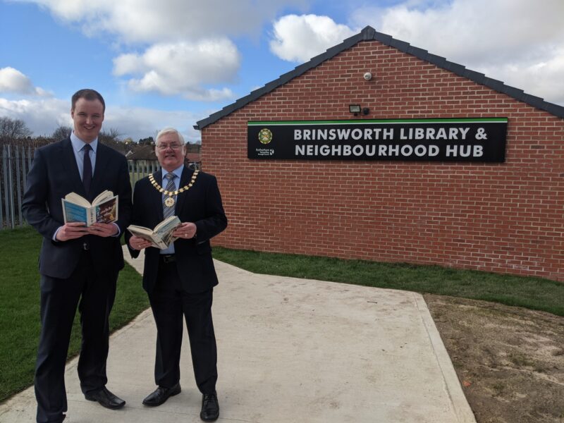 Cllr Chris Read (left) with Cllr Alan Buckley