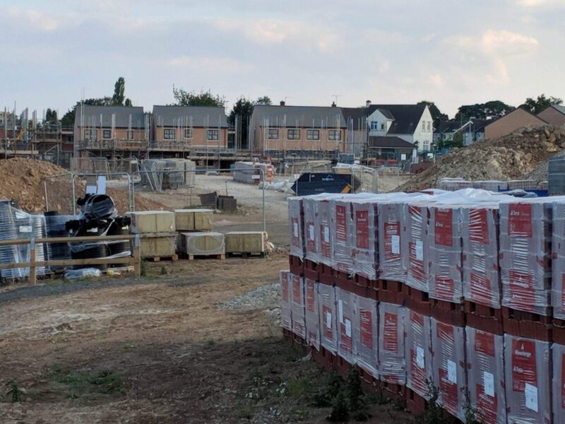 House building across the borough