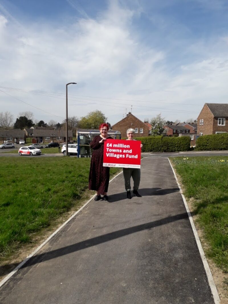 Cllr Sarah Allen & Cllr Denise Lelliott in charge of the Towns and Village Fund